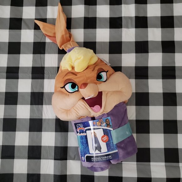 Space Jam Lola Bunny Hooded Throw 30 x 50 NEW - Picture 9 of 9